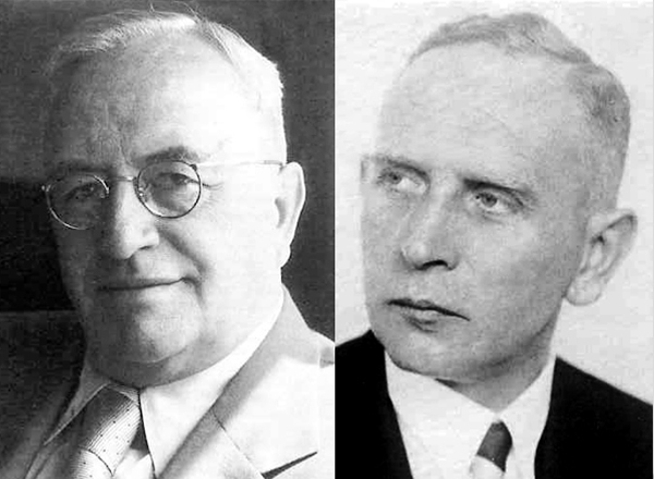 A new generation: Dr. Wilhelm Wenzel and Johannes Gröseling